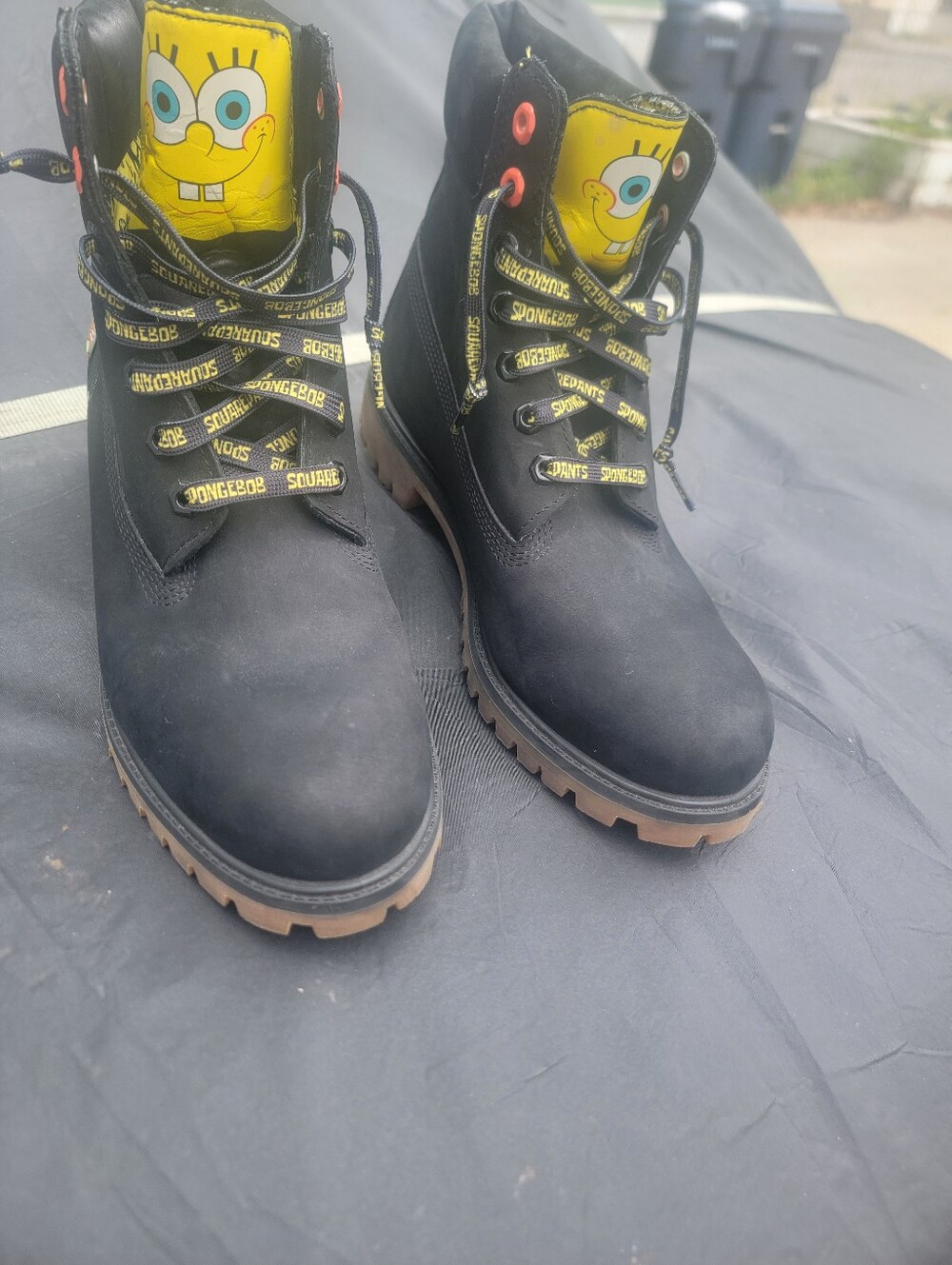 Timberland x SpongeBob SquarePants 6" Premium Black Boots Men's Size 10